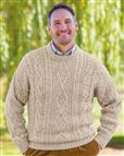 Oatmeal Aran Sweater 